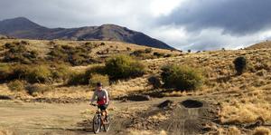 Local Pip Greig at the end of Donnas Dually track.